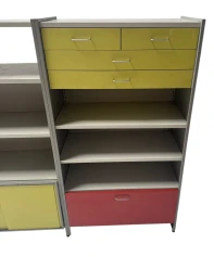 Mid-Century Modern Multi-Colored 5600 Modular Wall Unit by Cordemeyer for Gispen